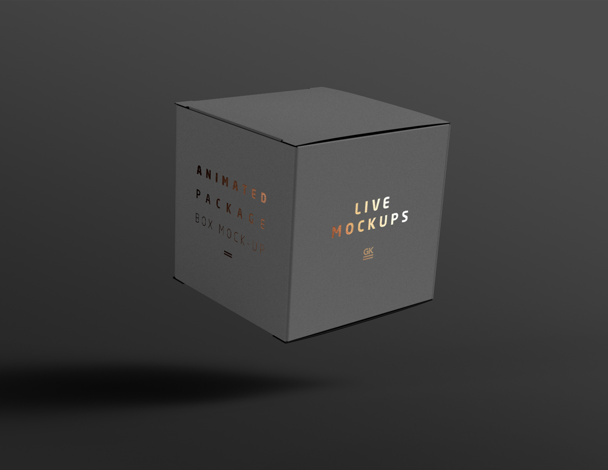 Download Animated Box Mock-up - GK Mockups Store