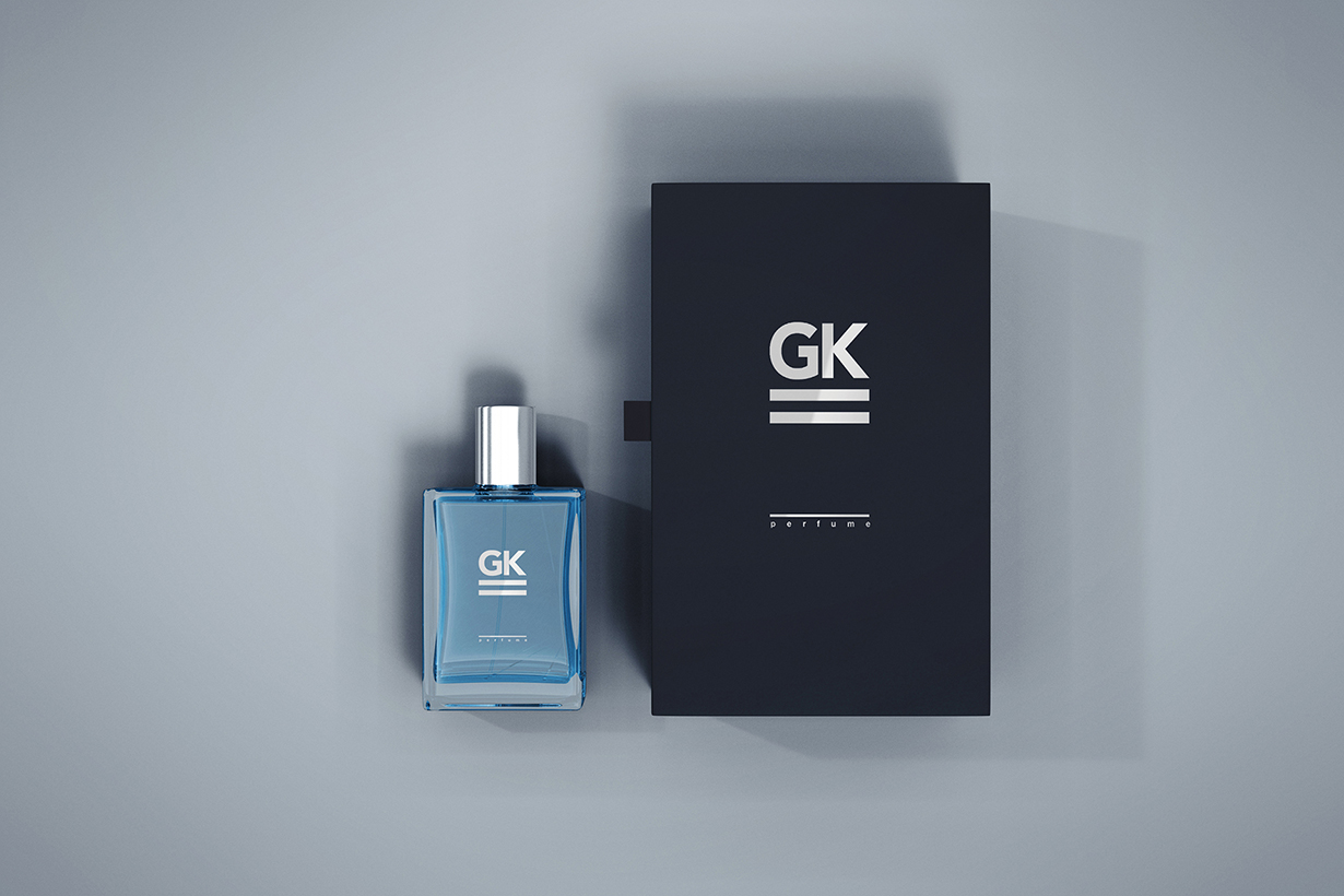 Perfume Bottle Package Mock Up Gk Mockups Store