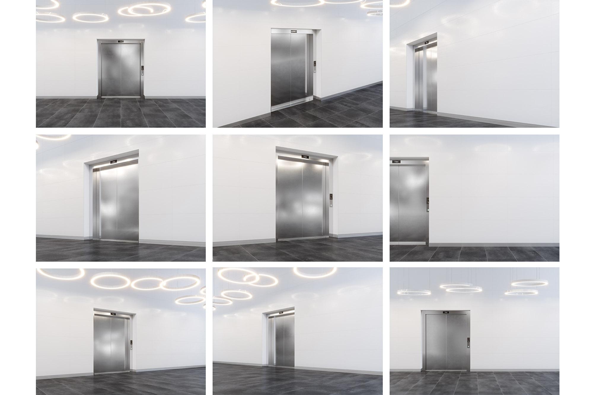 Download Realistic 3D Elevator Mock-up 3 in 1 - GK Mockups Store