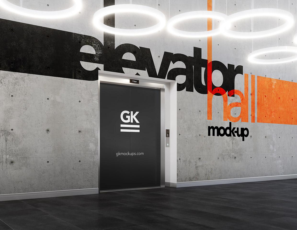 Download Realistic 3d Elevator Mock Up 3 In 1 Gk Mockups Store