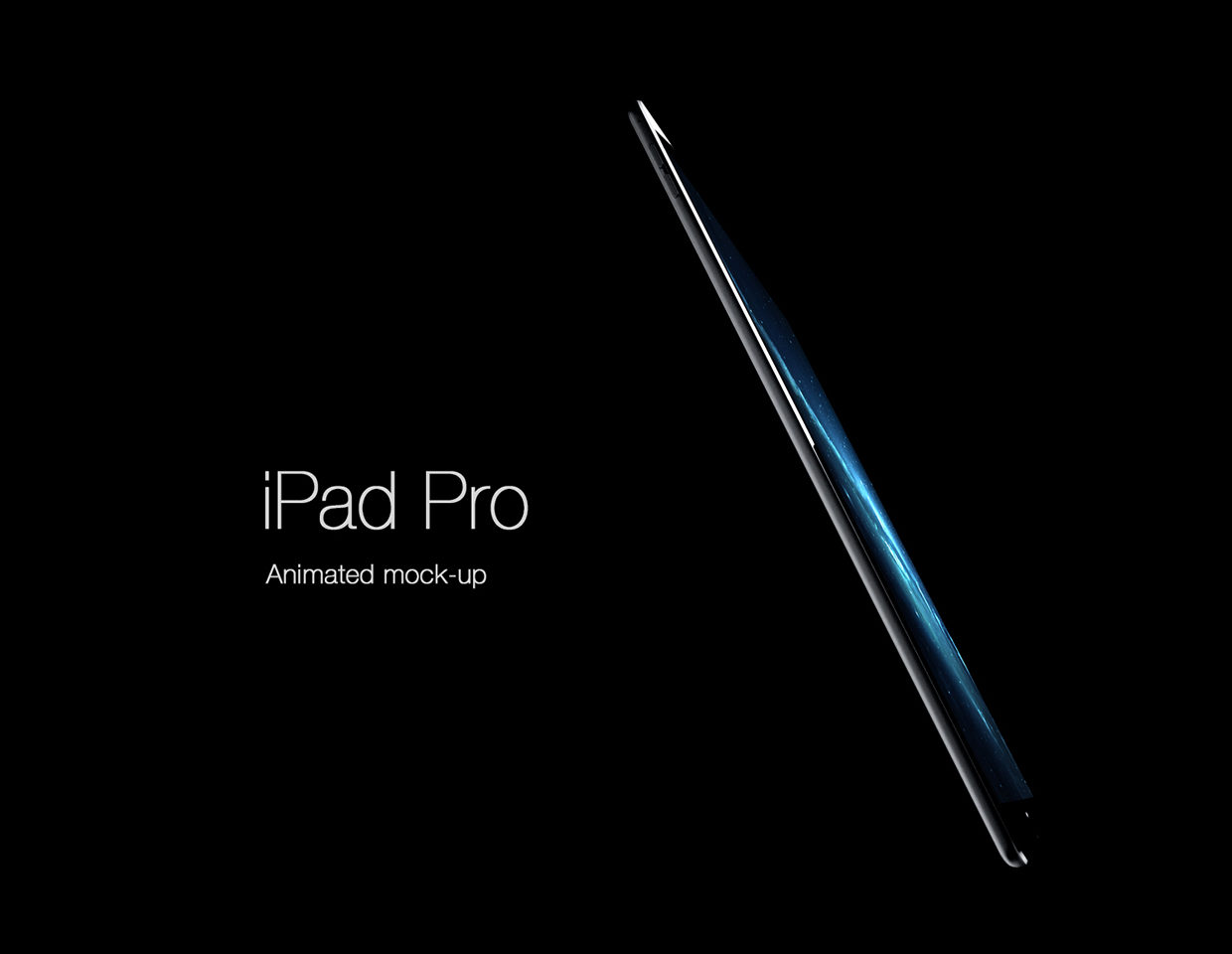 Animated iPad Pro Mock-up