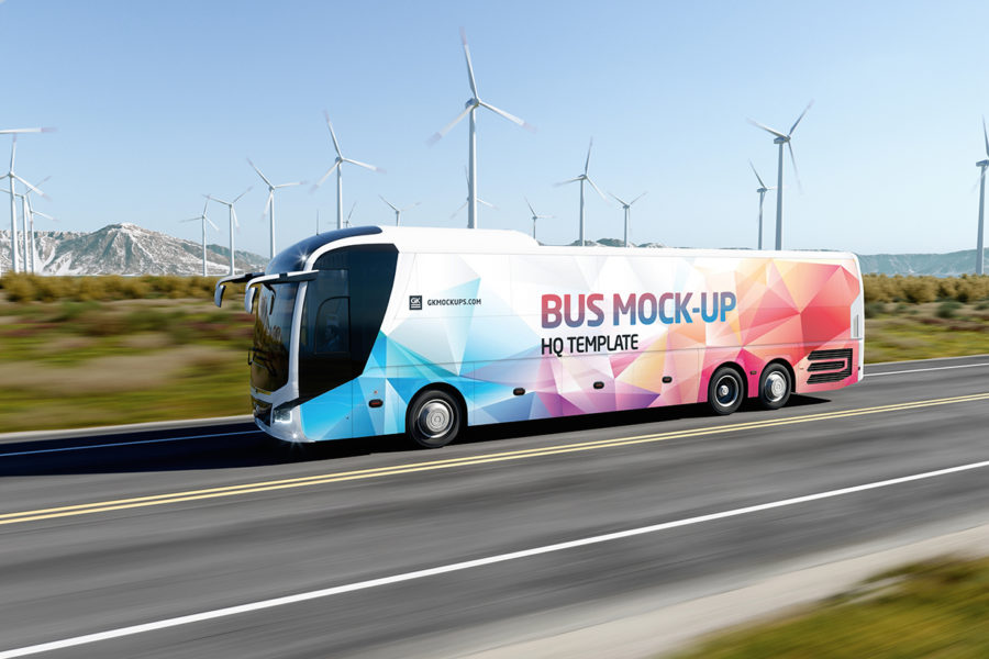 Animated Bus Mock-up