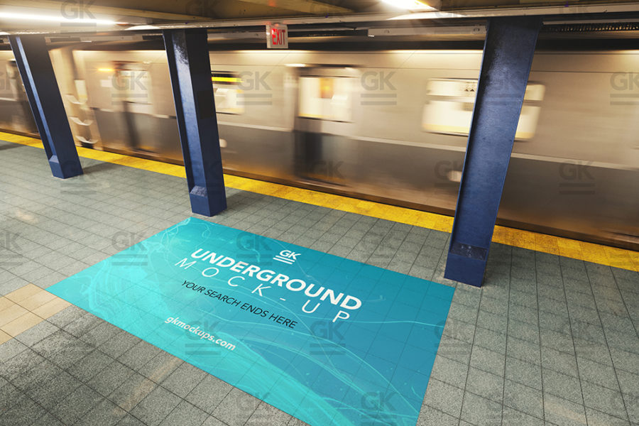 3D Underground / Subway Mock-up
