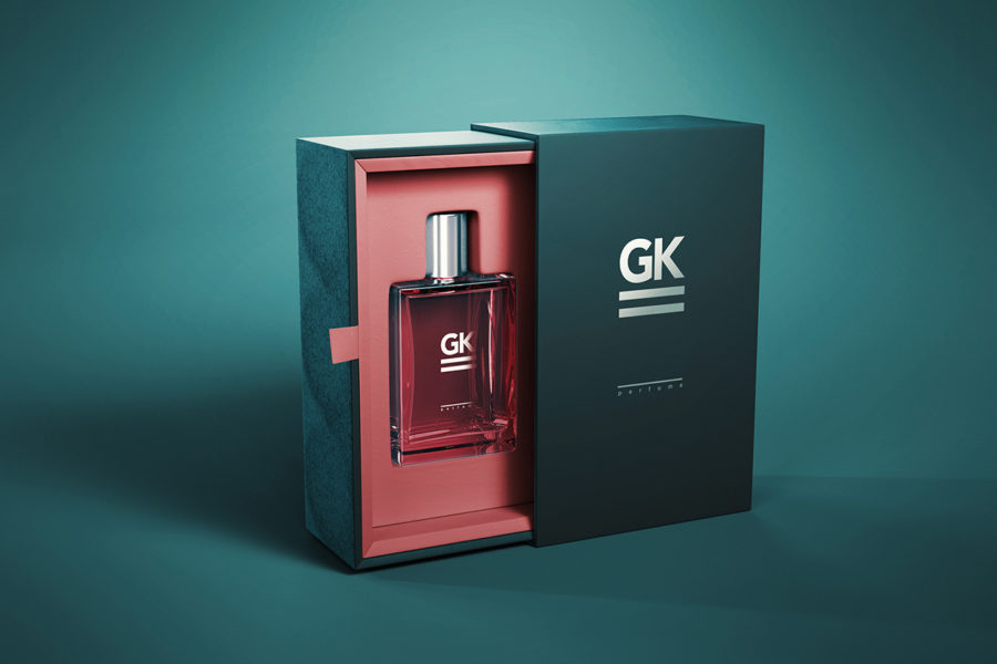 Perfume Bottle Package Mockup GK Mockups Store