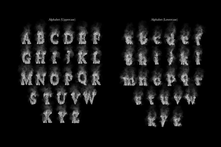 Smoke Letters / Font Animation